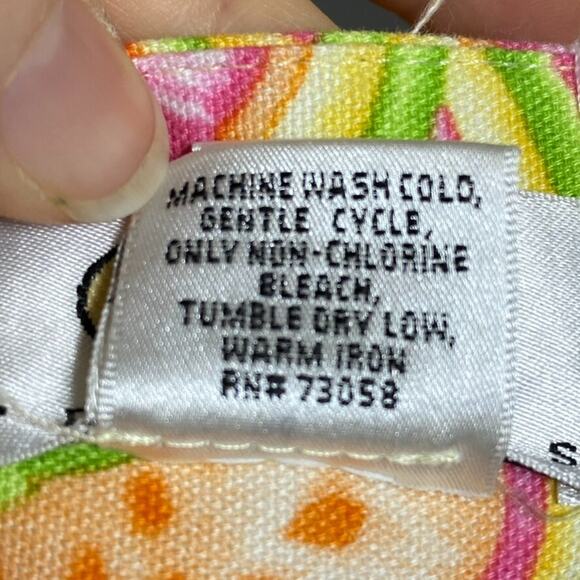 Vintage Talbots Womens Watermelon Capri Pants Size 14 Petite Summer Vacation - Picture 7 of 11